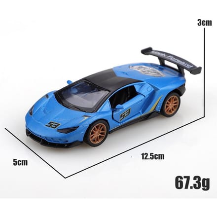 Verpakt 1.36 Legering Svj Racing Track Pull-Back Auto, Legering Racing Track Pull-Back Speelgoedauto, Cool Kinderspeelgoed, Legering Pull-Back Speelgoed