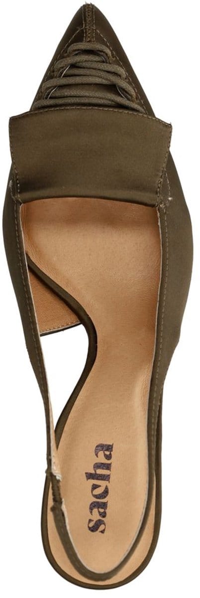 Sacha - Dames - Groene slingbacks - Maat 36