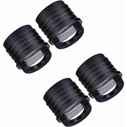 4 Stuks Boot Kano Kajak Boot Afvoerstop Doppen Afvoer Gaten Stekkers Accessoires Zwart black