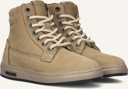 Pinocchio P2187 Boots Jongens - Beige - Maat 29