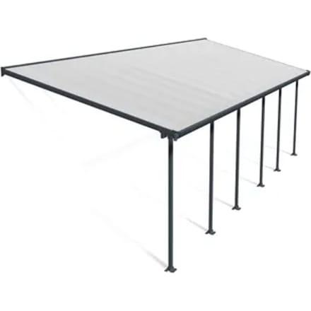 Palram | Canopia - Terrasoverkapping Feria - Donkergrijs - 3x9.2m
