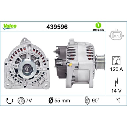 Driefasige generator VALEO 439596