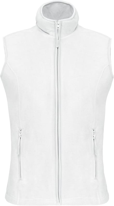 Kariban Bodywarmer van microfleece dames K906 - White - XS