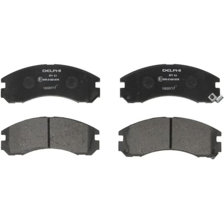 Remblokset DELPHI LP871, voor