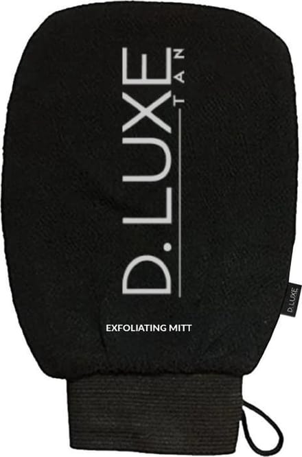 D.Luxe Tan Exfoliating Mitt, scrub handschoen