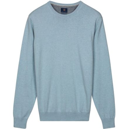 Baileys – Heren Trui – Basic Pullover – Ronde hals Pull - Soft Blue – 618200-615