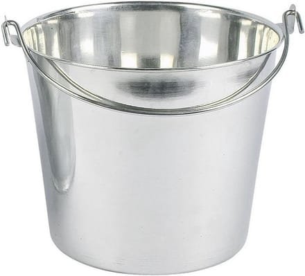 RVS Emmer 9 Liter Met Handvat