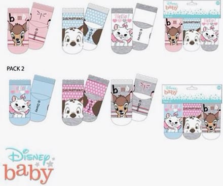 6 paar BABY sokjes maat 6/12 maanden