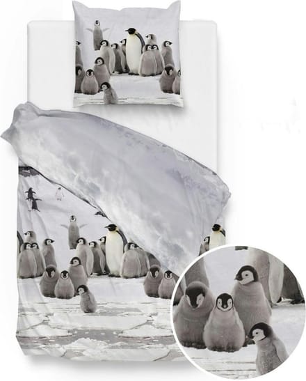 Zohome Tadzio Dekbedovertrek - Flanel - Eenpersoons - 140x200/220 cm - white