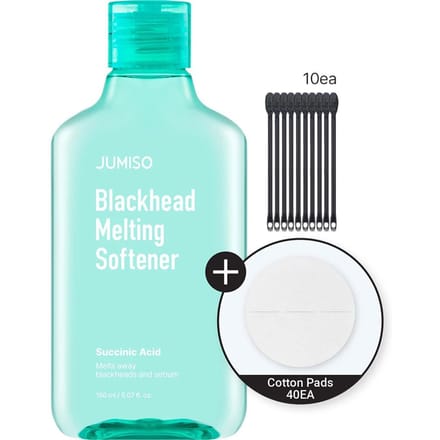 [Jumiso] Coffret adoucissant pour points noirs 150 ml + coton 40 pièces white