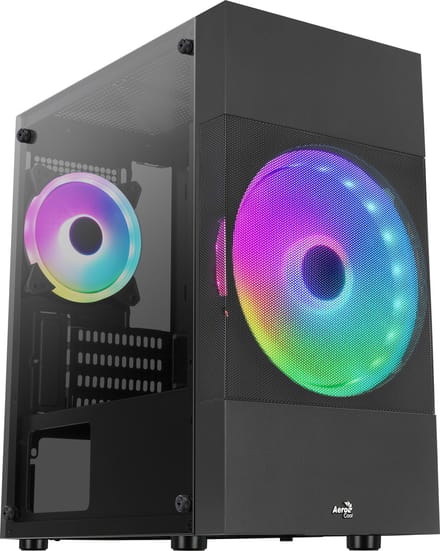AeroCool Atomic Lite - MT - micro ATX: 0 - Case - Tower - Zwart