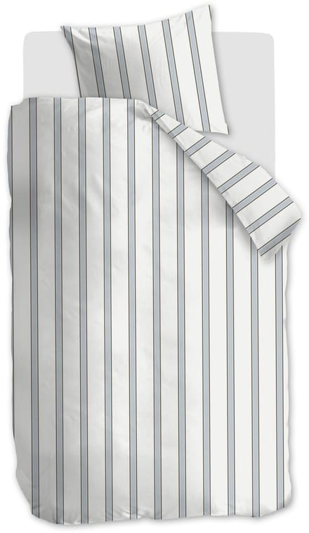 Vtwonen Fun Stripe dekbedovertrek - Eenpersoons - 140 x 220 cm - Blauw