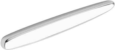 domino meubelgreep in wit & chroom hoogwaardig meubelgreepe van Znal Schubladengriffe modern Stil Griffe voor keukennschränke, Kommoden, Möbel 128mm