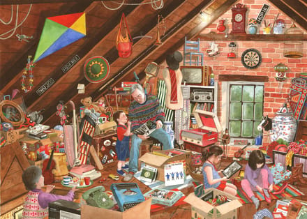 House of Puzzles What's That Grandpa - 1000 Piece Jigsaw Puzzle.
