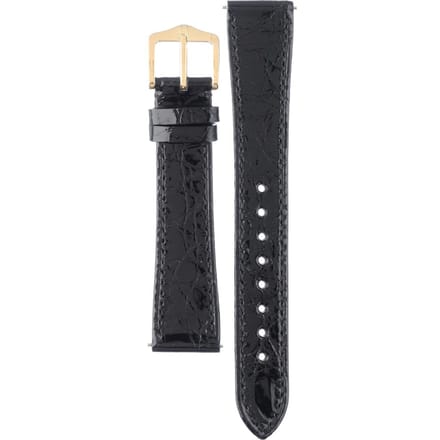 Hirsch 18900850-1-17 Genuine Croco Horlogeband