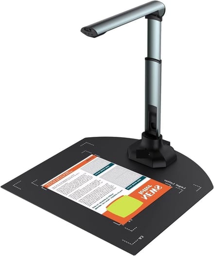 Document Camera - Boek Scanner - Afstandsonderwijs - 12MP Hoge Resolutie - A3/A4 Formaat - Zwart