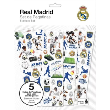 Kid89308 stickerset real madrid 12x64
