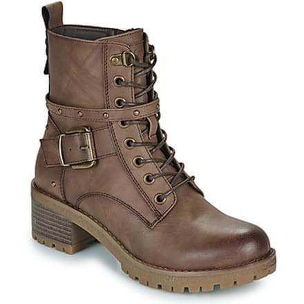 Refresh  Enkellaarzen 173247-TAUPE