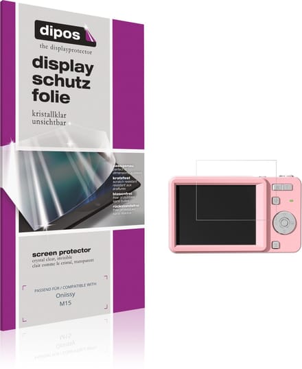 dipos – 4x Beschermfolie geschikt voor Oniissy M15 | Krasbestendige & heldere Screenprotector Ultra-Thin
