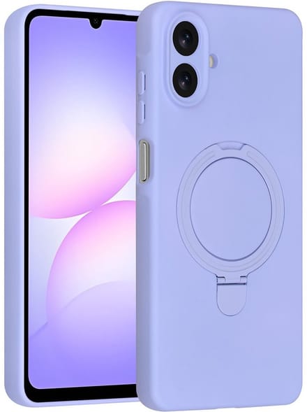 TUNIQ Back cover Galaxy A07 - Magsafe met ringstand - Lilac - Schokabsorberend design