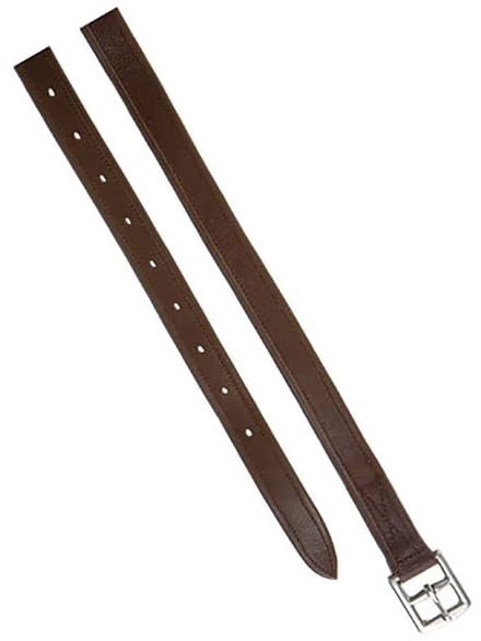 Sefton Leather Covered Nylon Stijgbeugelriemen Engels Bruin 25 x 145 cm