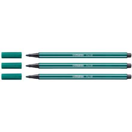 STABILO Pen 68 - Premium Viltstift - Blauw Groen - per stuk