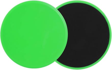 Schuifplaten Set - Core Trainers - Buikspier Training - Dubbelzijdig Ontwerp - 2 Stuks - Groen