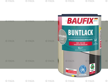 BAUFIX Multi- Lakverf middelgrijs 1 Liter