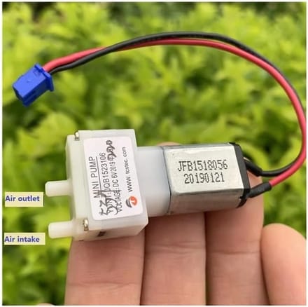 Miniatuur Vacuümpomp - Negatieve Drukpomp - Experimenten Uitvoeren - Compact Ontwerp - 3V 6V - Zwart