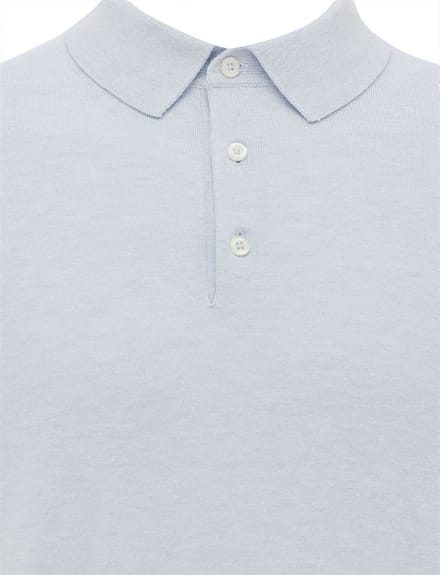 Gentiluomo poloshirt korte mouw lichtblauw