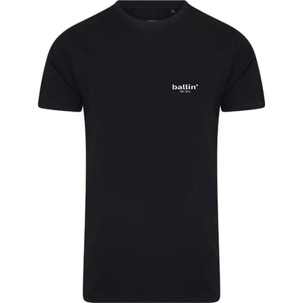 Ballin Est. 2013 - Heren Tee SS Small Logo Shirt - Zwart - Maat S