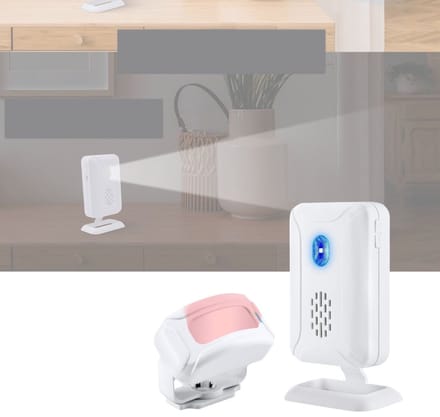 NBAP® Opritverklikker - Entreemelder - Doorgangsmelder - Beveiliging - Wit