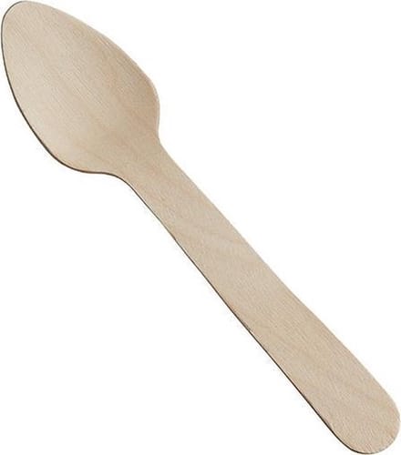 Houten koffielepel - 11 cm - 100 stuks