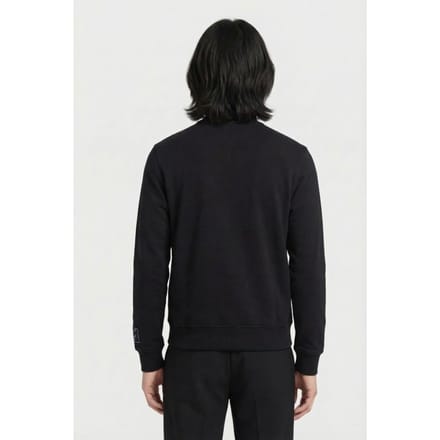 Karl Lagerfeld Black Sweat Zip Jacket Größe: S | Bomberjacken Outlet | Herren | Schwarz
