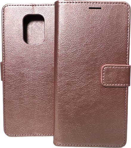 Portemonnee Book Case Hoesje Geschikt voor: Xiaomi Redmi Note 10 Lite - Rosegoud