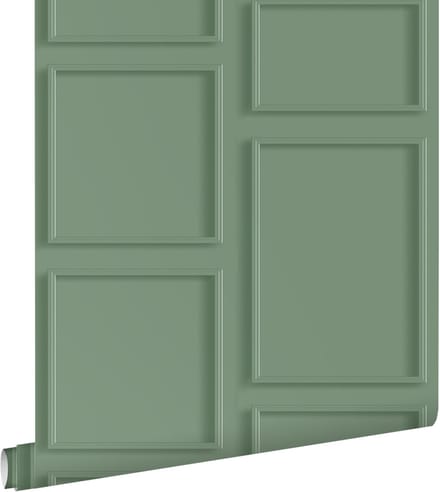 ESTAhome behang wandpanelen vergrijsd groen - 50 x 900 cm - 139930