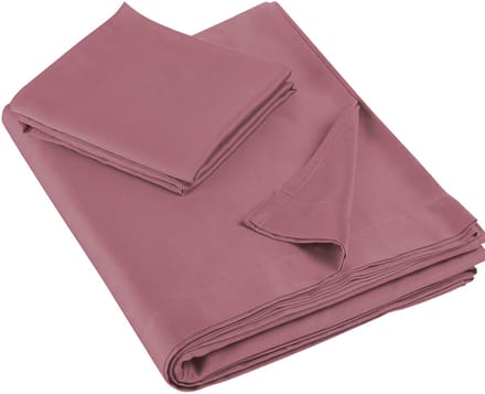 De Witte Lietaer Lakenset Olivia - Eenpersoons - 180 x 280 cm - Roze - Satijnkatoen