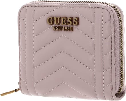 GUESS Portemonnee Lovide SLG Small Zip Around Wallet Rosewood Roze