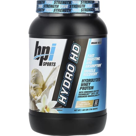 BPI Sports, Hydro HD™, Gehydrolyseerd Wei-eiwit, Vanille-ijs Smaak, 1,62 lb (736 g)