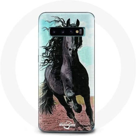Coque - Frison - Samsung Galaxy S10 - Noir - Rigide - Protection noir