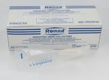 Romed pediatrische urinezakken 100 stuks Romed - Transparant - Polyethyleen - Speciaal geschikt voor kinderen