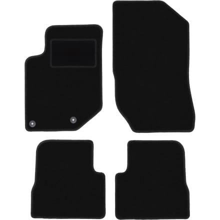 Zwarte veloursmatten voor: Peugeot 2008 II hatchback (2019-)