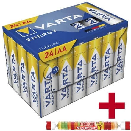 VARTA Energy AA Cube Pack24 AA batterij (penlite) Alkaline 1.5 V 24 stuk(s)