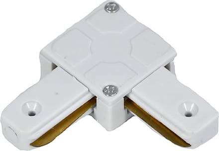 Ledl Trackrails L-Vorm Koppelstuk 1 Fase Wit