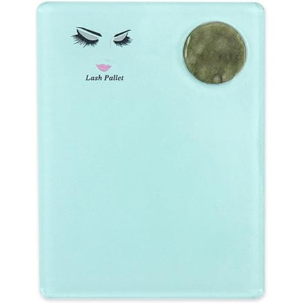 Plaque d'extension de cils en pierre de Jade acrylique, plateau de greffage, porte-cils, palette de colle, support, outils de maquillage