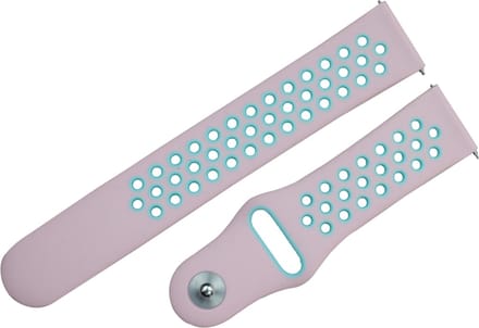 Siliconen bandje - geschikt voor Fitbit Versa 3 / Versa 4 / Sense - roze-blauw