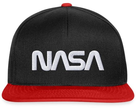 NASA Logo Wit Borduurwerk Snapback cap