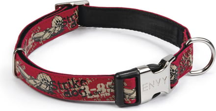 Envy halsband Strike Dog. Verstelbaar. Rood.