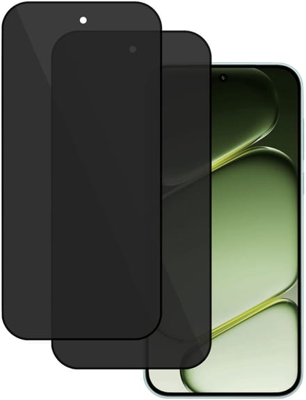 2x TechNow Privé Screenprotector geschikt voor OnePlus Nord 6 Screenprotector - Privacy Beschermglas - Rounded - Privacy Proteqt+