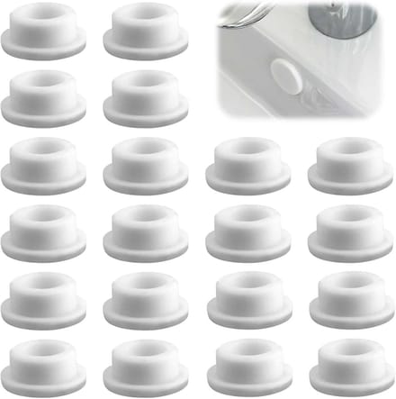 Afdekking Gootsteen - Afvoerplug Set - Verstopping Voorkomen - Uitstekende Afdichting - Wit